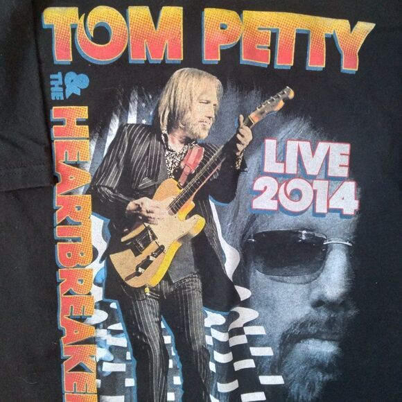 Hanes Other - Tom Petty And Heartbreakers Steve Winwood Live 2014 Tour T-Shirt
